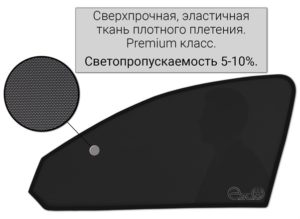 Автошторки светопропускаемостью 5-10%