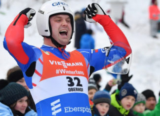 Семен Павличенко впервые в карьере выиграл Кубок мира по санному спорту