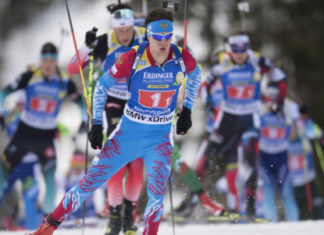 Российский биатлонист завоевал серебро ЧЕ в гонке преследования