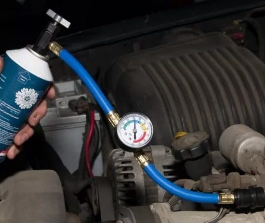 Этапы заправки автокондиционера