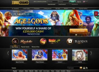 Казино Еврогранд: играйте онлайн без ограничений