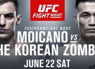 UFC Fight Night 154: Ренато Мойкано — Корейский Зомби: где, когда и во сколько смотреть. Анонс и кард турнира в Южной Корее