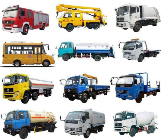 Виды грузовых автомобилей