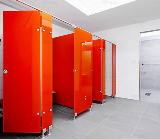 Виды перегородок для санузлов