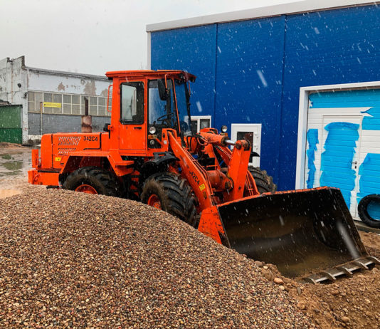 Для каких работ используется фронтальный погрузчик