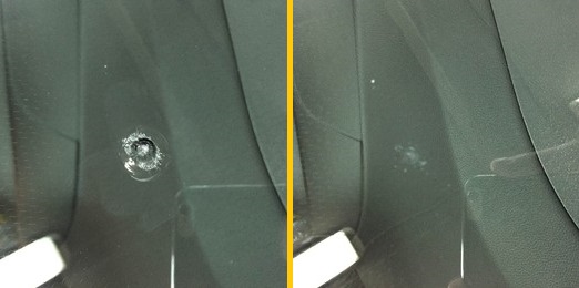 Скол на стекле: что делать в данной ситуации