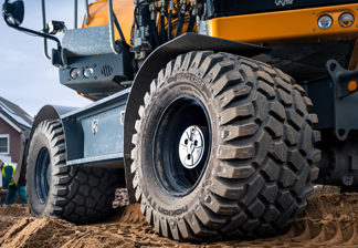 Шины для строительной и дорожной техники: размеры, характеристики