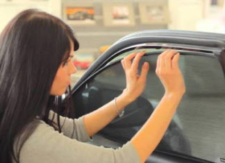 Установка автомобильных шторок ТРОКОТ