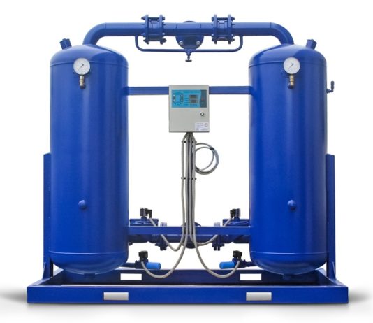 Принцип работы адсорбционного осушителя сжатого воздуха