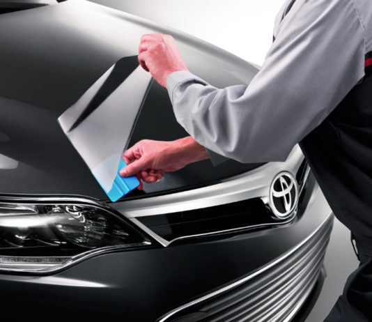 Технология оклейки антигравийной пленкой