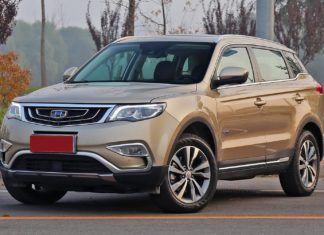 Новый кроссовер Geely Atlas — особенности