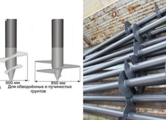 Винтовые сваи — конструкция, разновидности