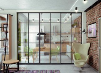 Лофт-перегородки из стекла и их особенности