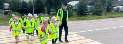 В Новгородской области проводятся обучающие прогулки для юных пешеходов