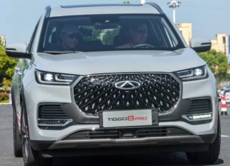 Обновленный Chery Tiggo 8 Pro e+ скоро приедет в Россию