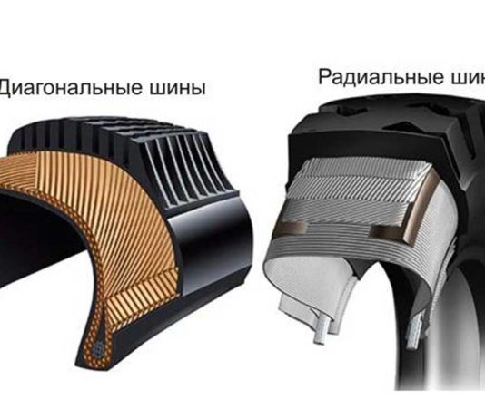 Радиальные и диагональные шины