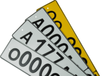 Можно ли ставить номерной знак с жирным шрифтом?