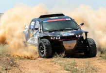 Ралли «Шелковый путь−2022»: полмашины и колеса «домиком»