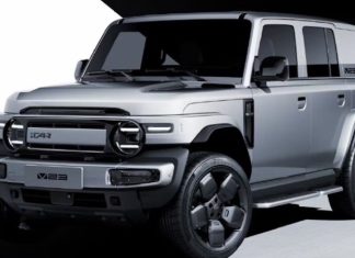 Chery представила новый электрический внедорожник iCar V23