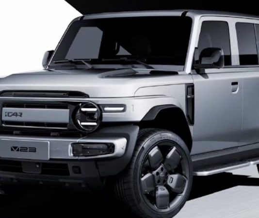 Chery представила новый электрический внедорожник iCar V23