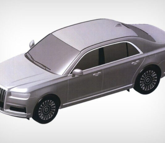 Aurus запатентовал внешний вид обновленного седана Senat