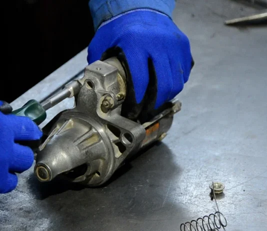 Процесс ремонта стартера